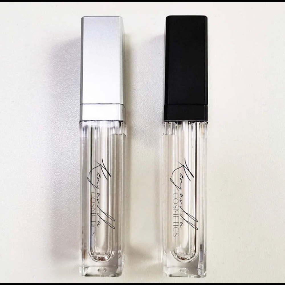Handmade peppermint lip oil infused with roses